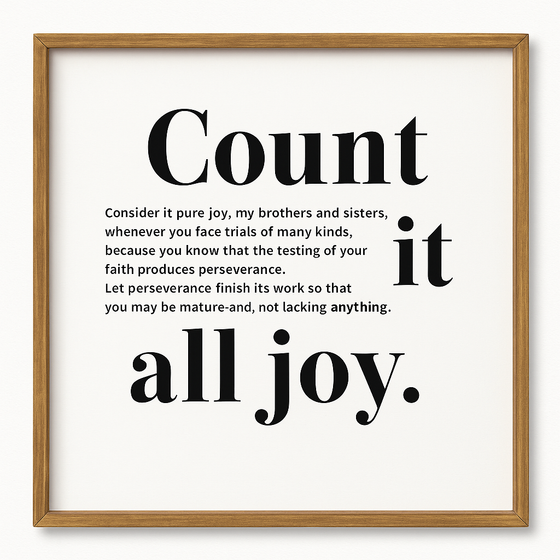 Count it all joy