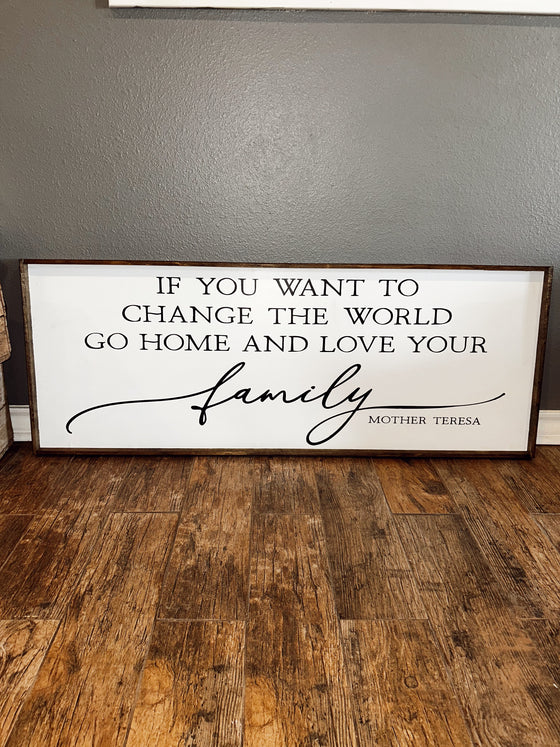 Go Home and Love Your Family